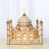 DIY Taj Mahal 3D Wooden Mechanical Puzzle Construction Kit | Nikpuzzles