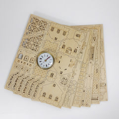 DIY Santa's Factory 3D Wooden Mechanical Puzzle Construction Kit | Nikpuzzle