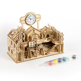 DIY Santa's Factory 3D Wooden Mechanical Puzzle Construction Kit | Nikpuzzle