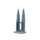DIY Petronas Towers Puzzle 3D Paper Puzzle Architecture Model Kit | Nikpuzzles
