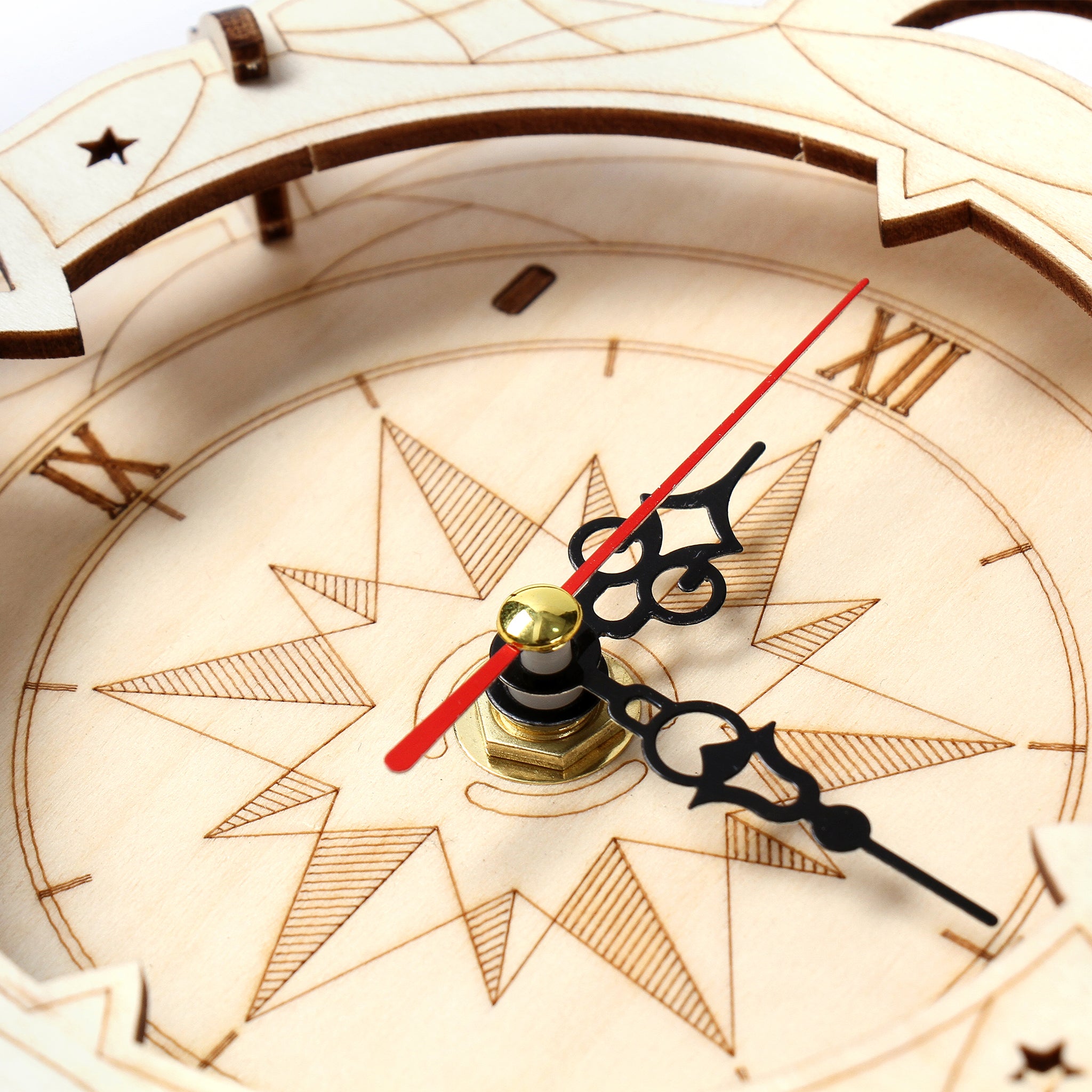 DIY Mechanical Retro Pendulum Clock 3D Wooden Mechanical Puzzle Construction Kit | Nikpuzzles