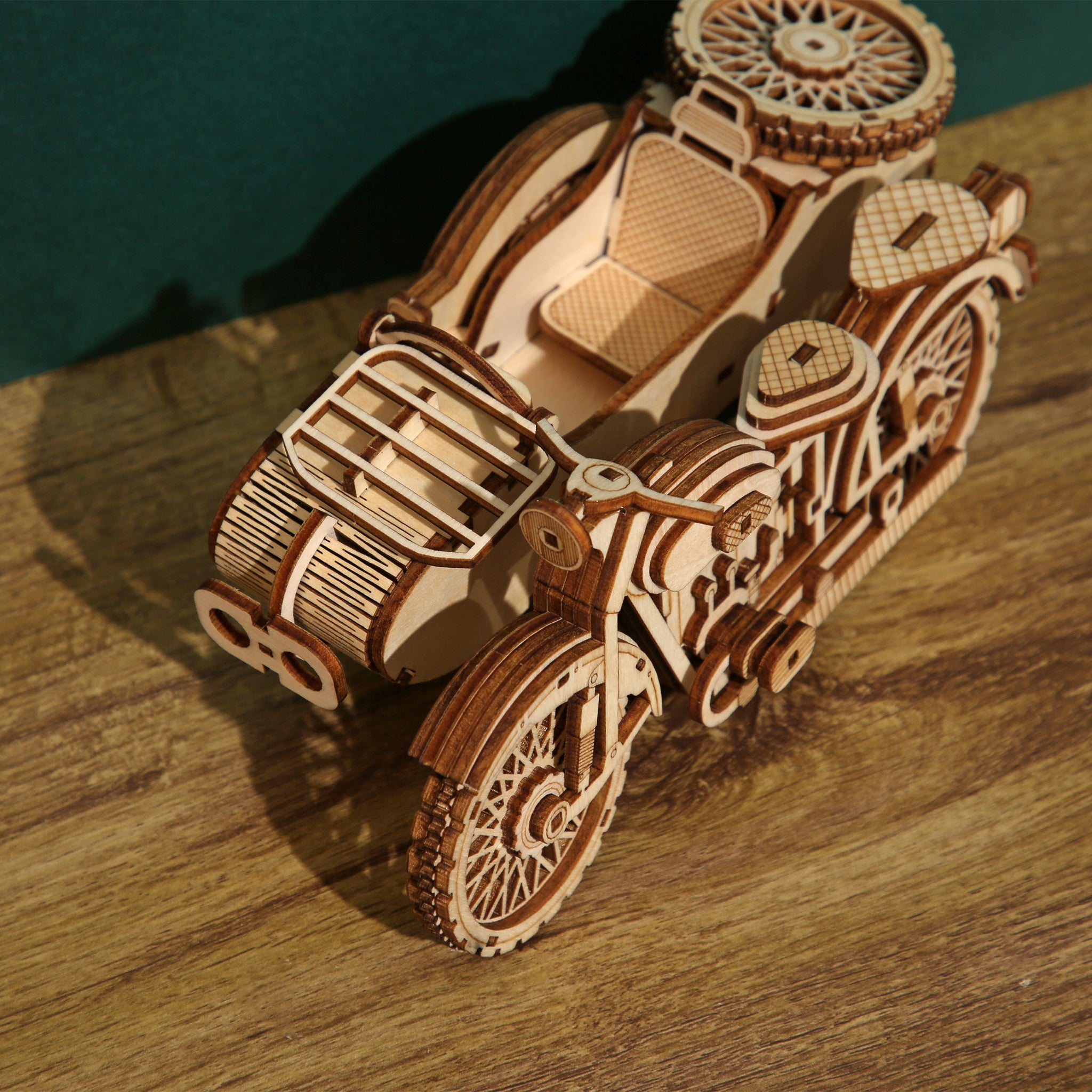 DIY Tricycle 3D Wooden Mechanical Puzzle Construction Kit | Nikpuzzles