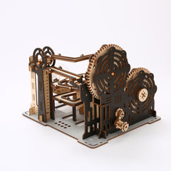 DIY Manual Rail Bead 3D Wooden Mechanical Puzzle Construction Kit | Nikpuzzles