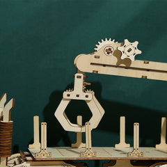 DIY Truck Crane 3D Wooden Mechanical Puzzle Construction Kit | Nikpuzzles