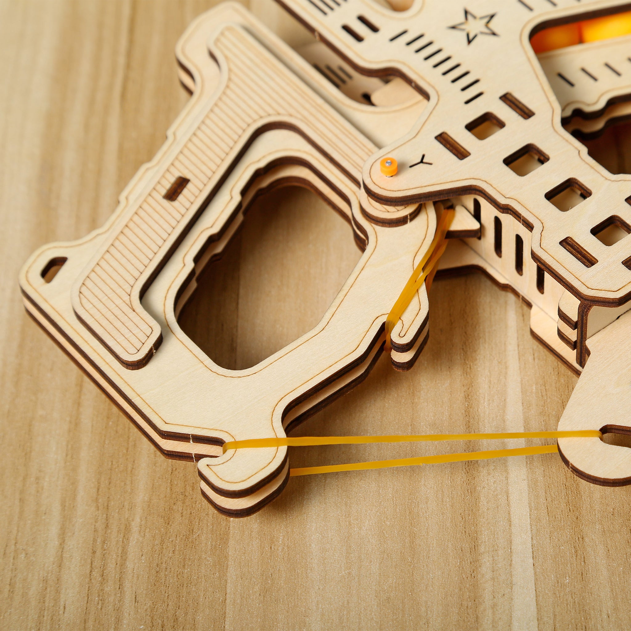 DIY Crossbow 3D Wooden Mechanical Puzzle Construction Kit | Nikpuzzles