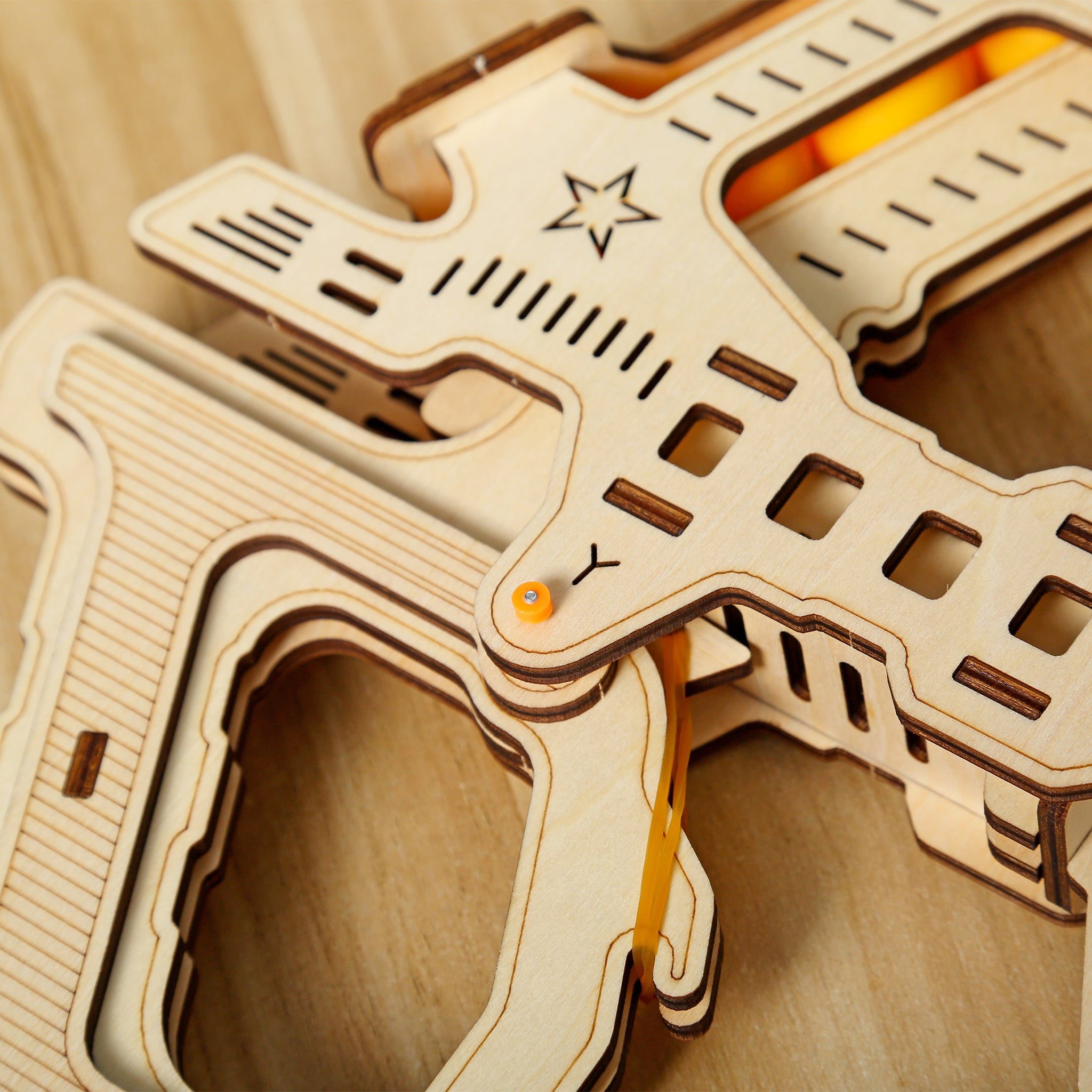 DIY Crossbow 3D Wooden Mechanical Puzzle Construction Kit | Nikpuzzles