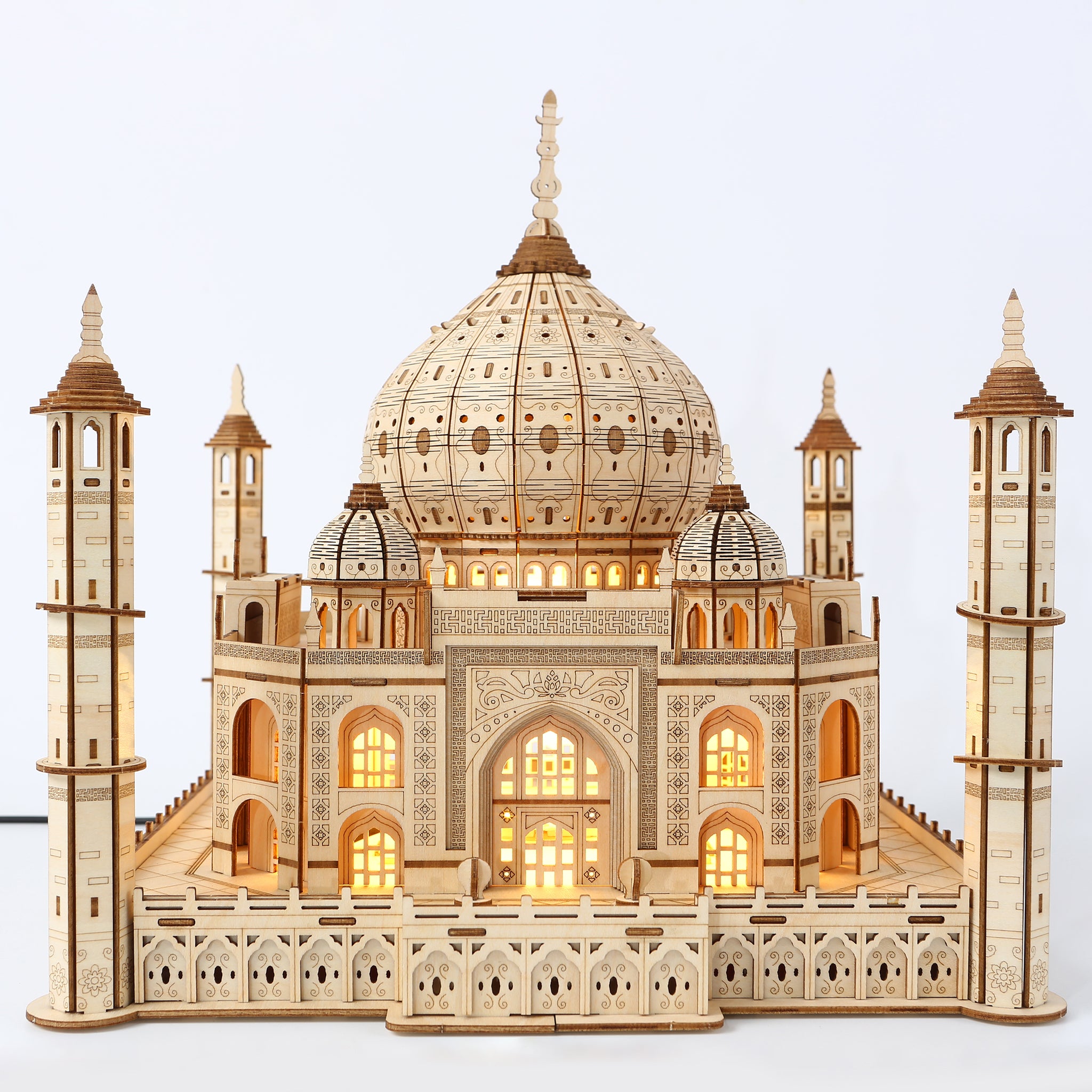 DIY Taj Mahal 3D Wooden Mechanical Puzzle Construction Kit | Nikpuzzles