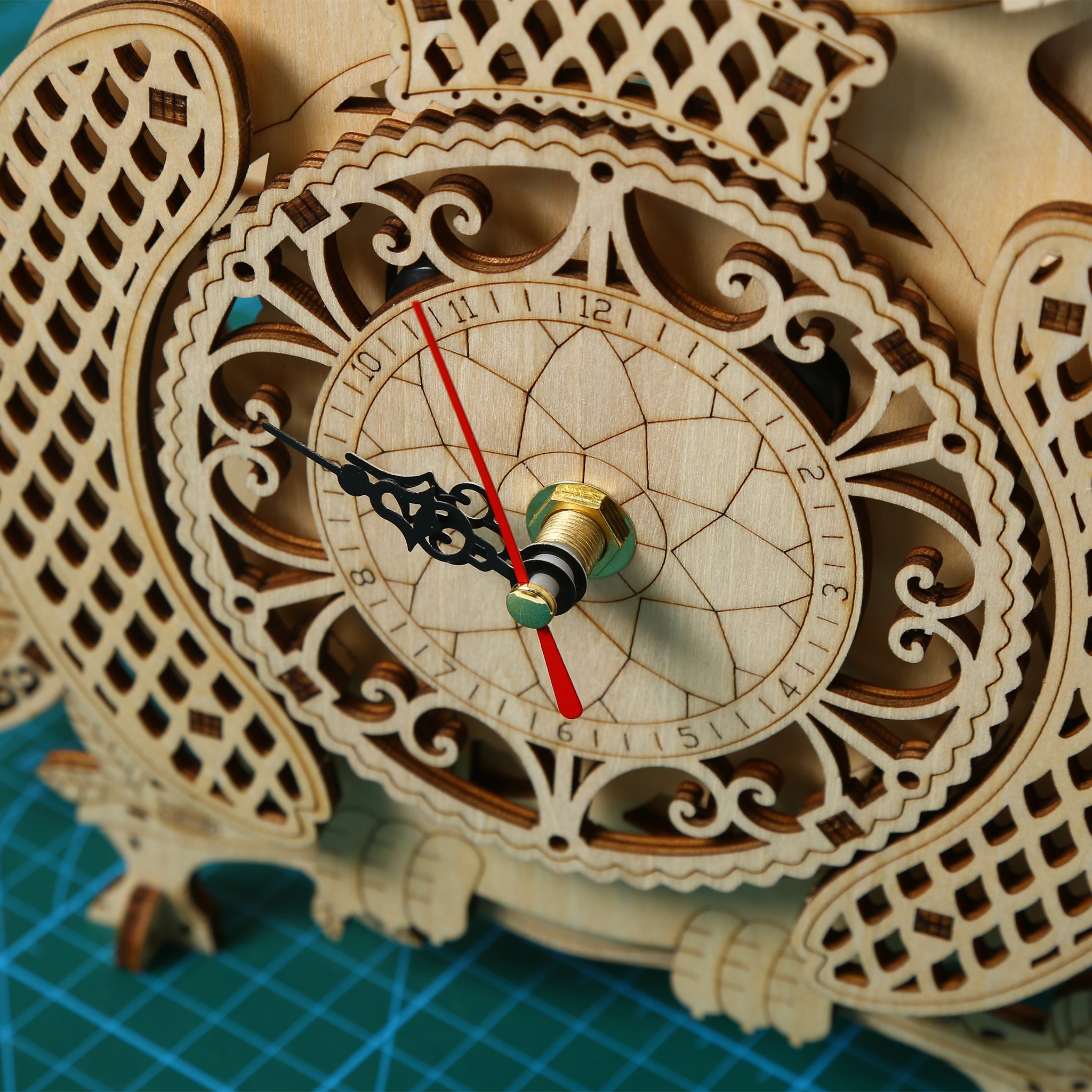 DIY Pendulum Owl Clock 3D Wooden Mechanical Puzzle Construction Kit | Nikpuzzles