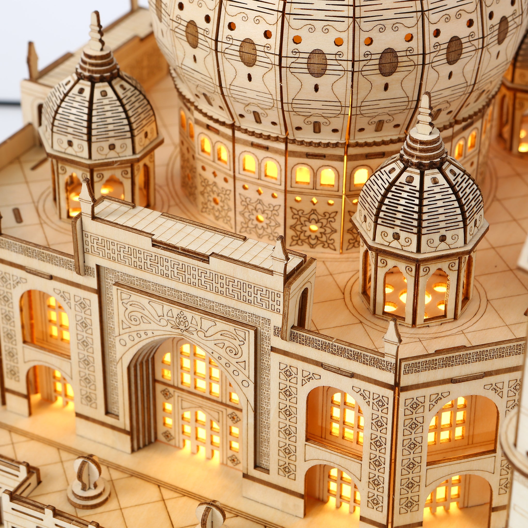 DIY Taj Mahal 3D Wooden Mechanical Puzzle Construction Kit | Nikpuzzles