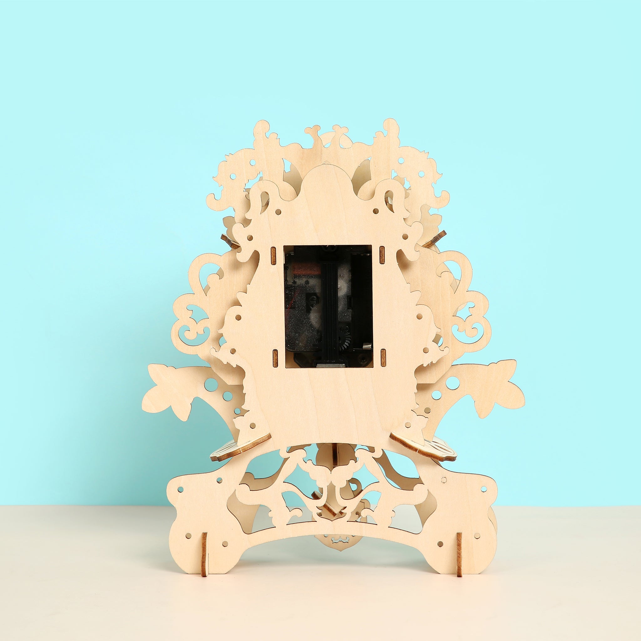 DIY Mechanical Retro Pendulum Clock 3D Wooden Mechanical Puzzle Construction Kit | Nikpuzzles