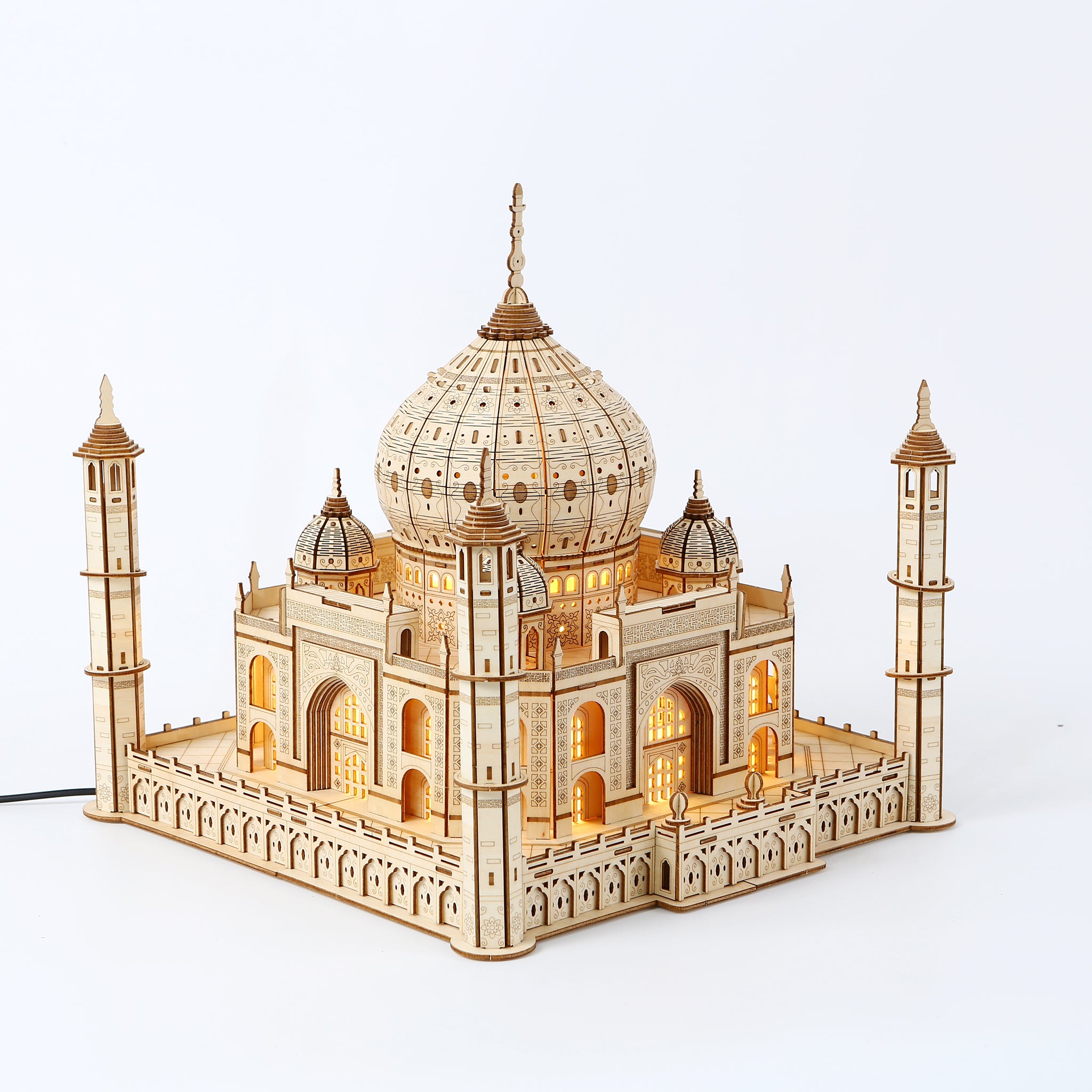 DIY Taj Mahal 3D Wooden Mechanical Puzzle Construction Kit | Nikpuzzles