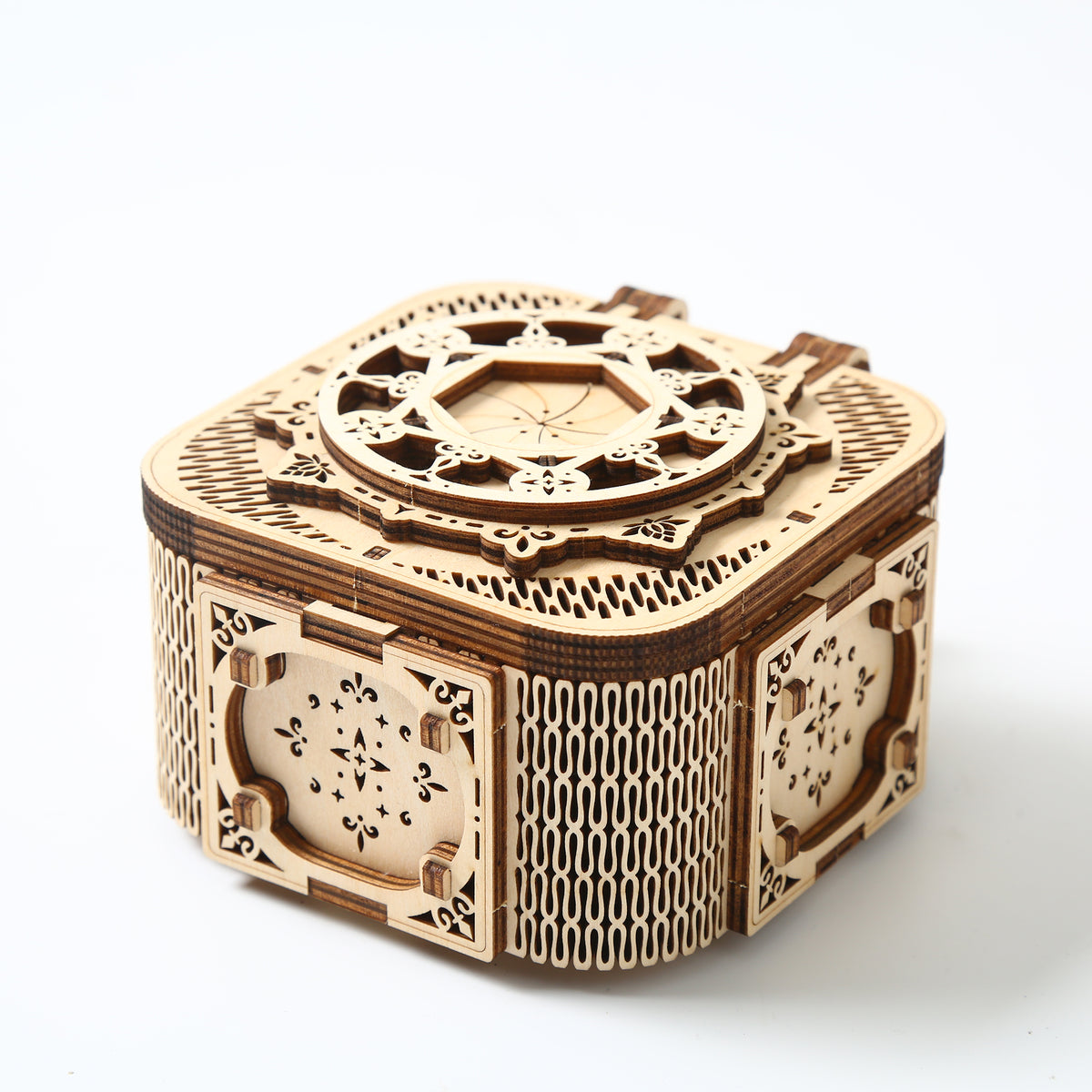 DIY Music Jewelry Box 3D Wooden Mechanical Puzzle Construction Kit | Nikpuzzles