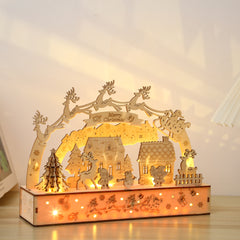 DIY Christmas Lamp 3D Wooden Puzzle Construction Kit | Nikpuzzles