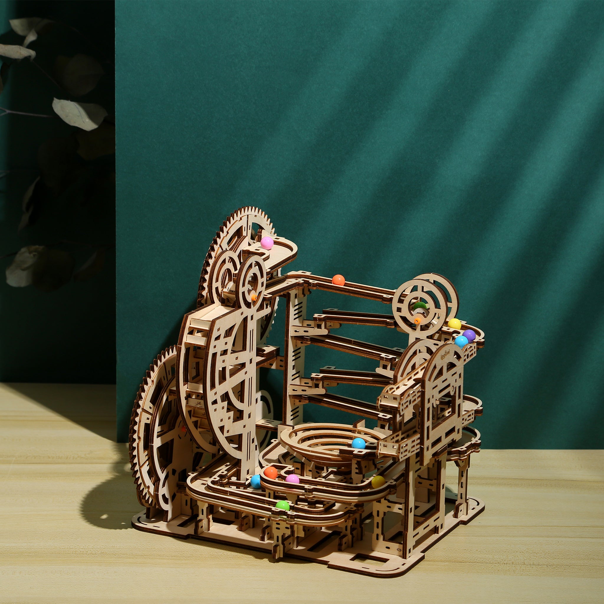 DIY Marble Maze 3D Wooden Mechanical Puzzle Construction Kit | Nikpuzzles