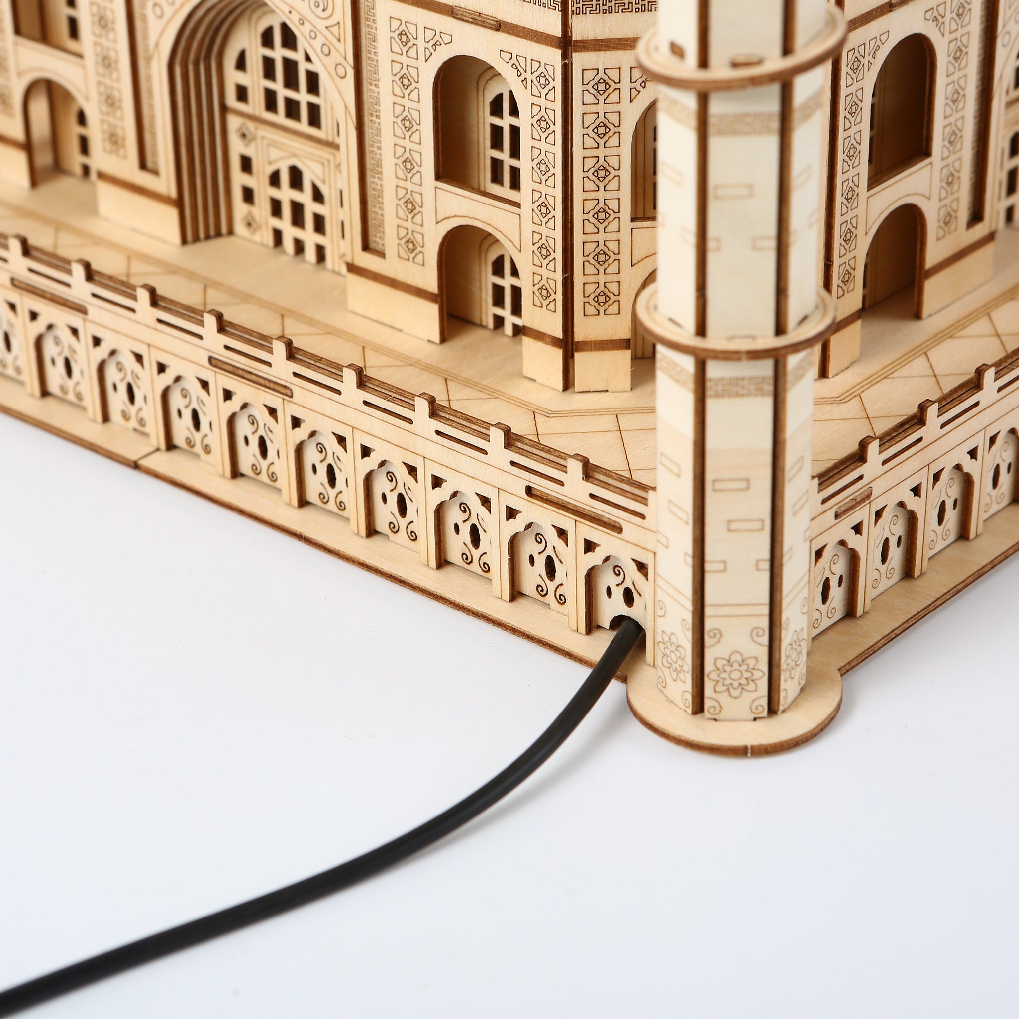 DIY Taj Mahal 3D Wooden Mechanical Puzzle Construction Kit | Nikpuzzles