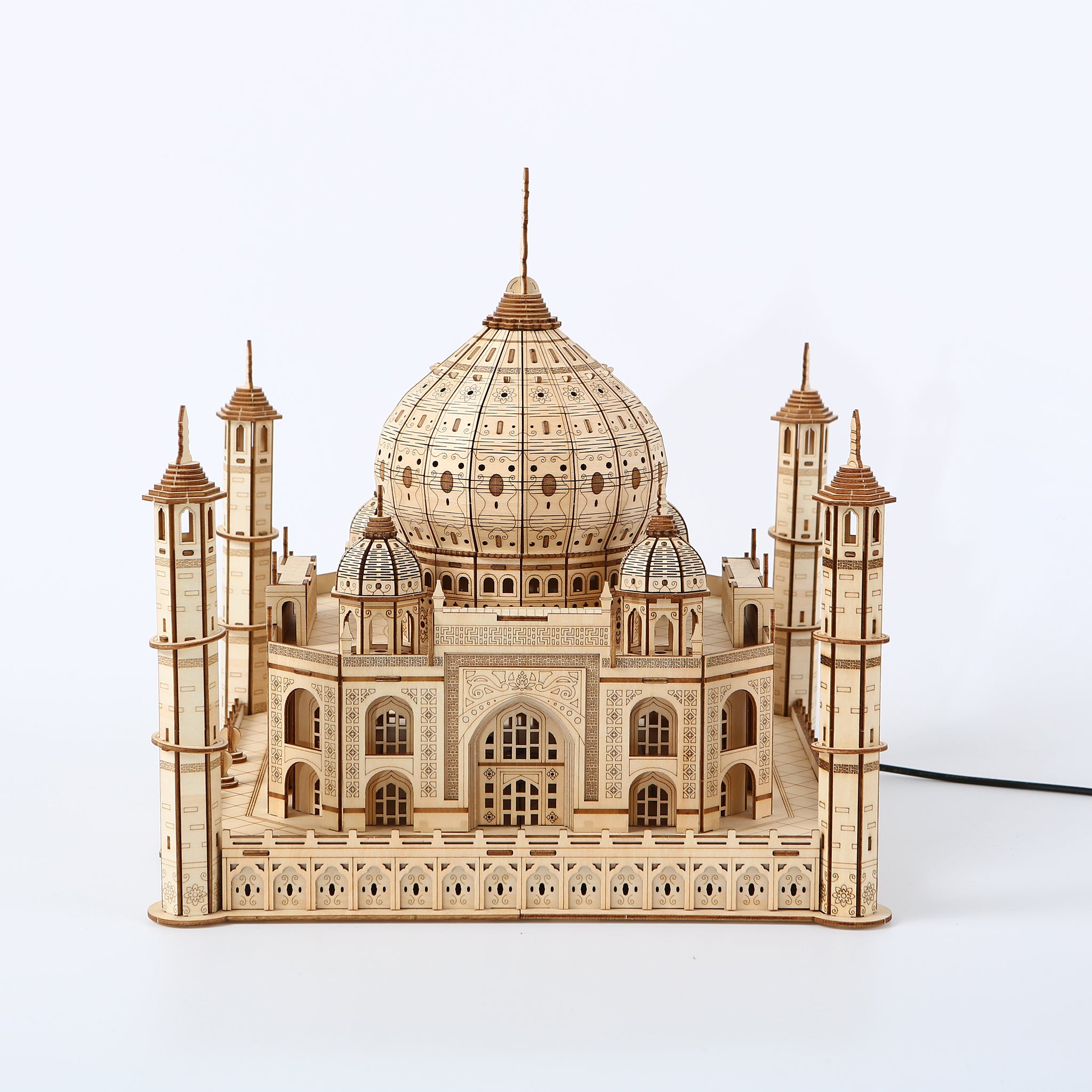 DIY Taj Mahal 3D Wooden Mechanical Puzzle Construction Kit | Nikpuzzles