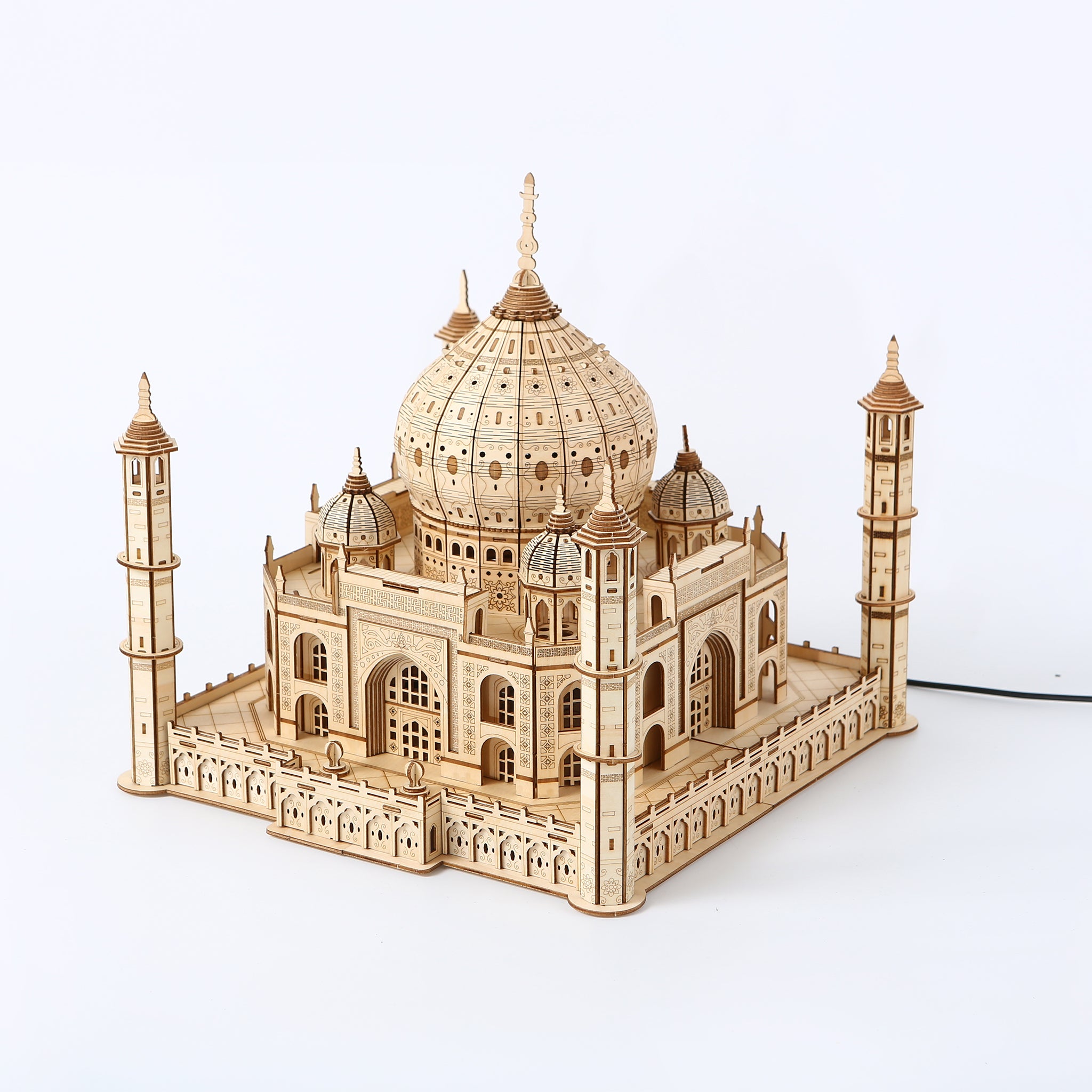 DIY Taj Mahal 3D Wooden Mechanical Puzzle Construction Kit | Nikpuzzles