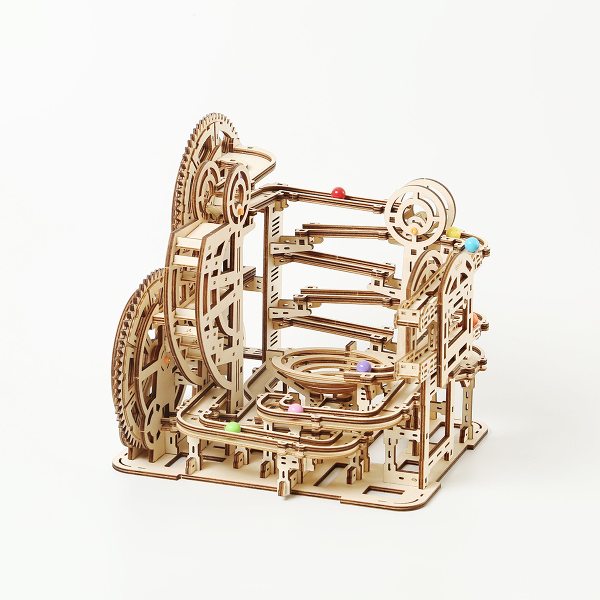 DIY Marble Maze 3D Wooden Mechanical Puzzle Construction Kit | Nikpuzzles