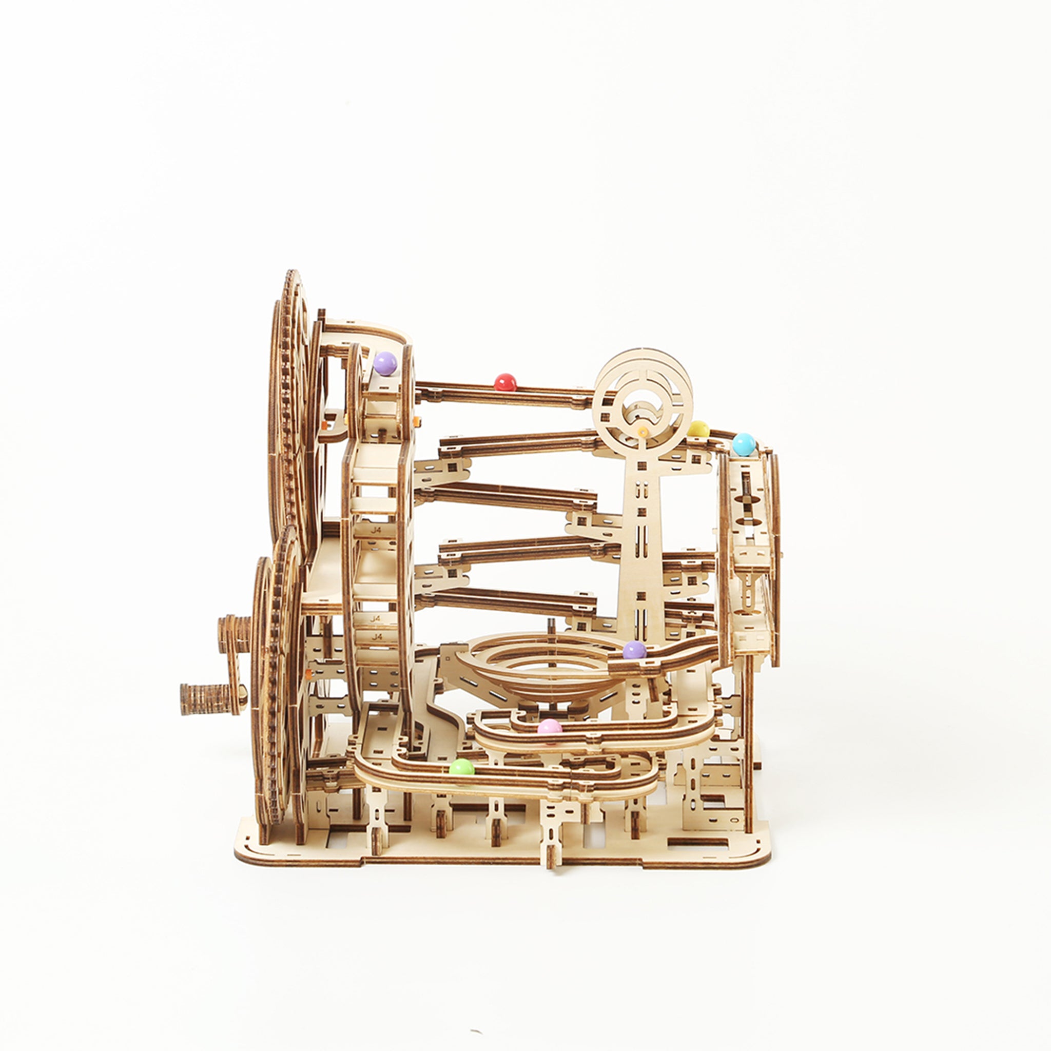 DIY Marble Maze 3D Wooden Mechanical Puzzle Construction Kit | Nikpuzzles