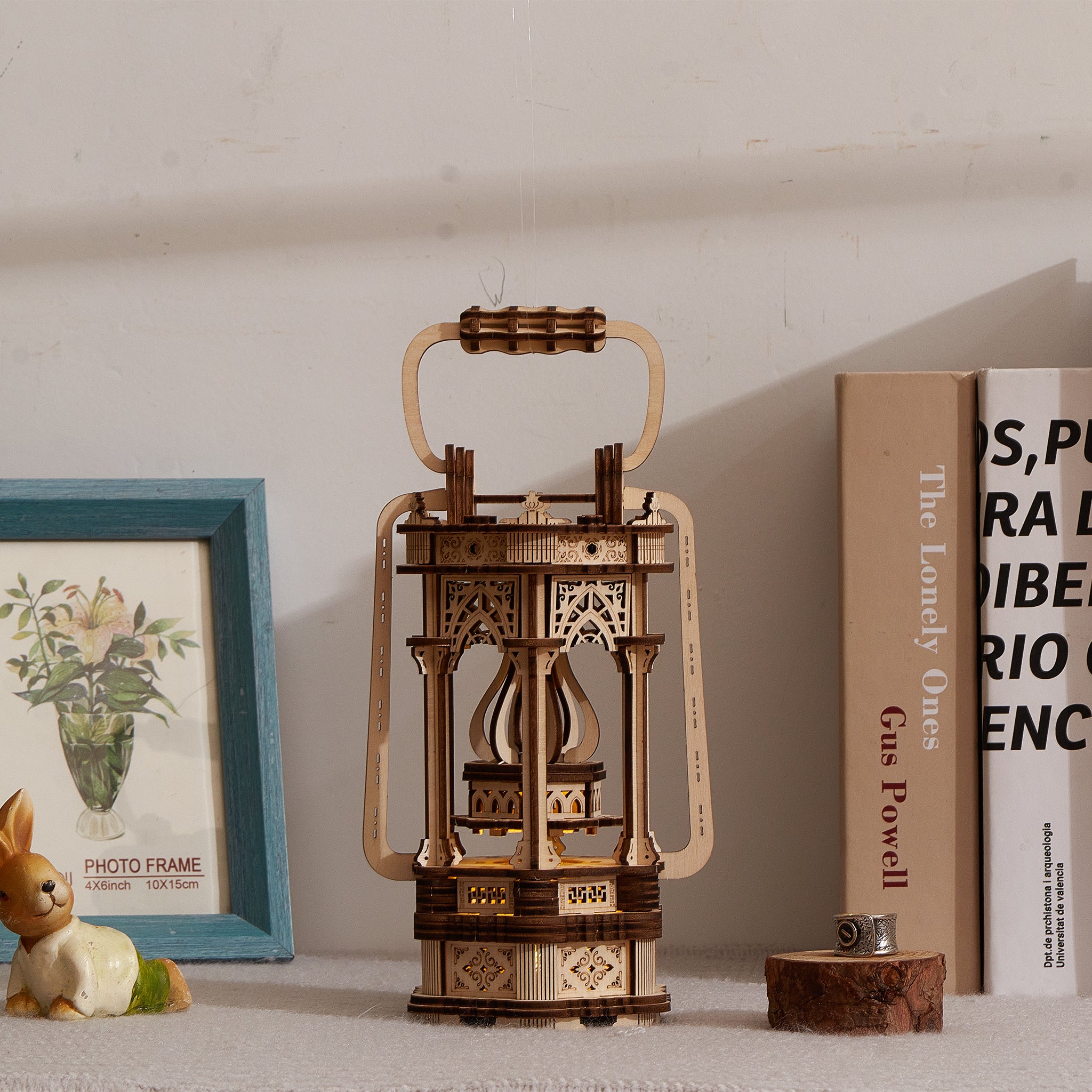 DIY Vintage Lantern 3D Wooden Puzzle Construction Kit | Nikpuzzles