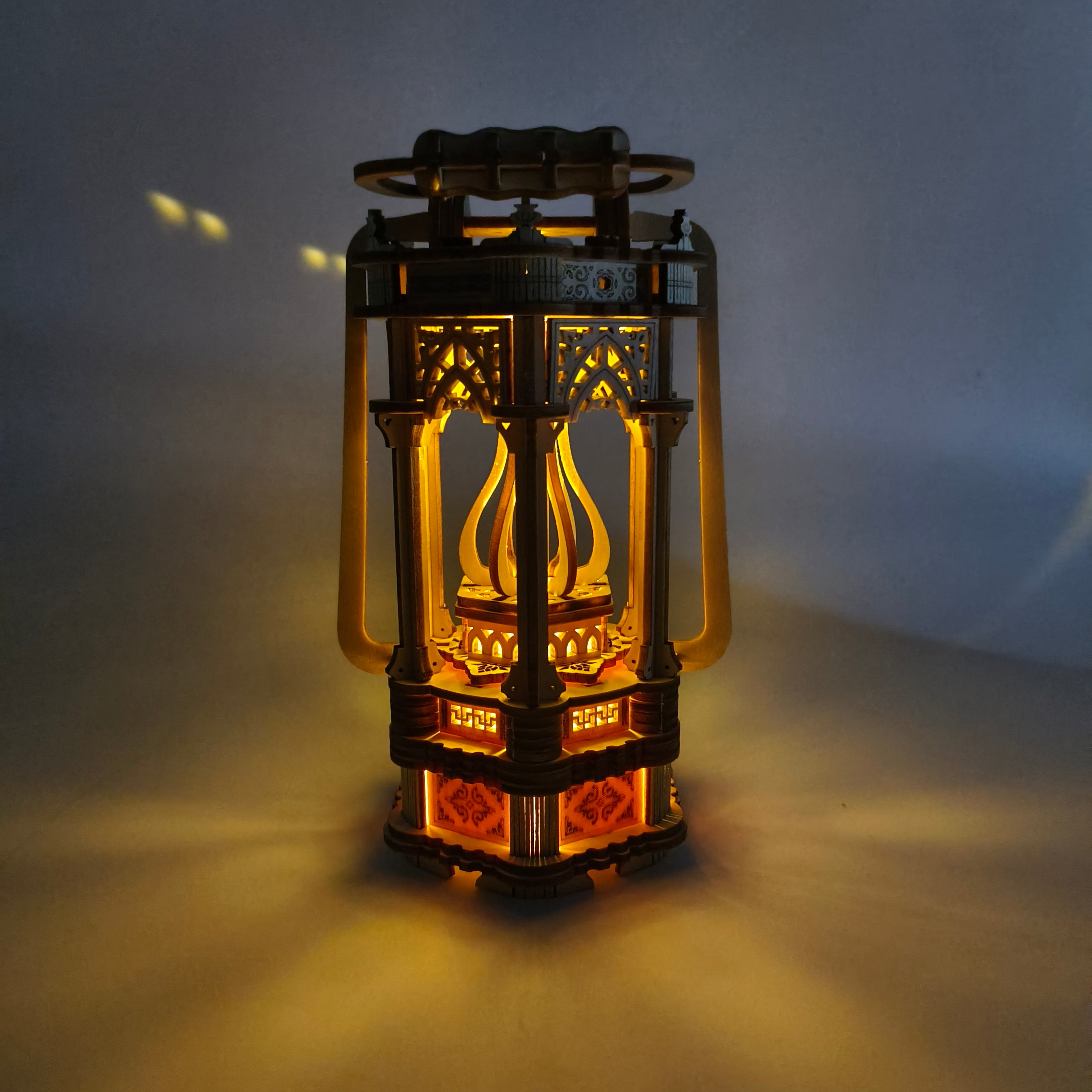 DIY Vintage Lantern 3D Wooden Puzzle Construction Kit | Nikpuzzles