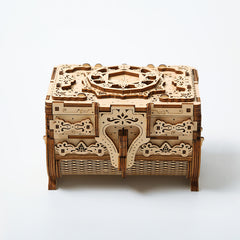 DIY Antique Jewelry Box 3D Wooden Mechanical Puzzle Construction Kit | Nikpuzzles