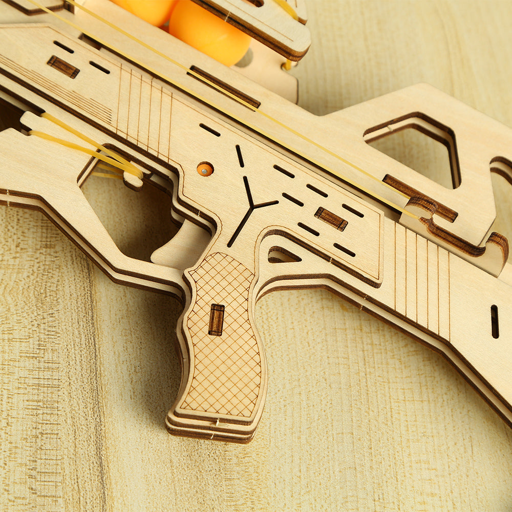 DIY Alpha v1 3D Wooden Mechanical Puzzle Construction Kit | Nikpuzzle