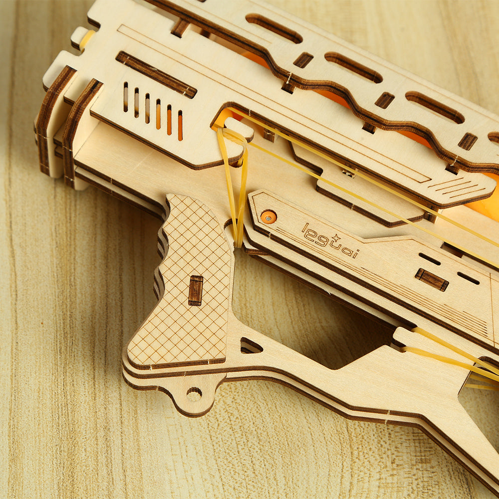 DIY Alpha v1 3D Wooden Mechanical Puzzle Construction Kit | Nikpuzzle