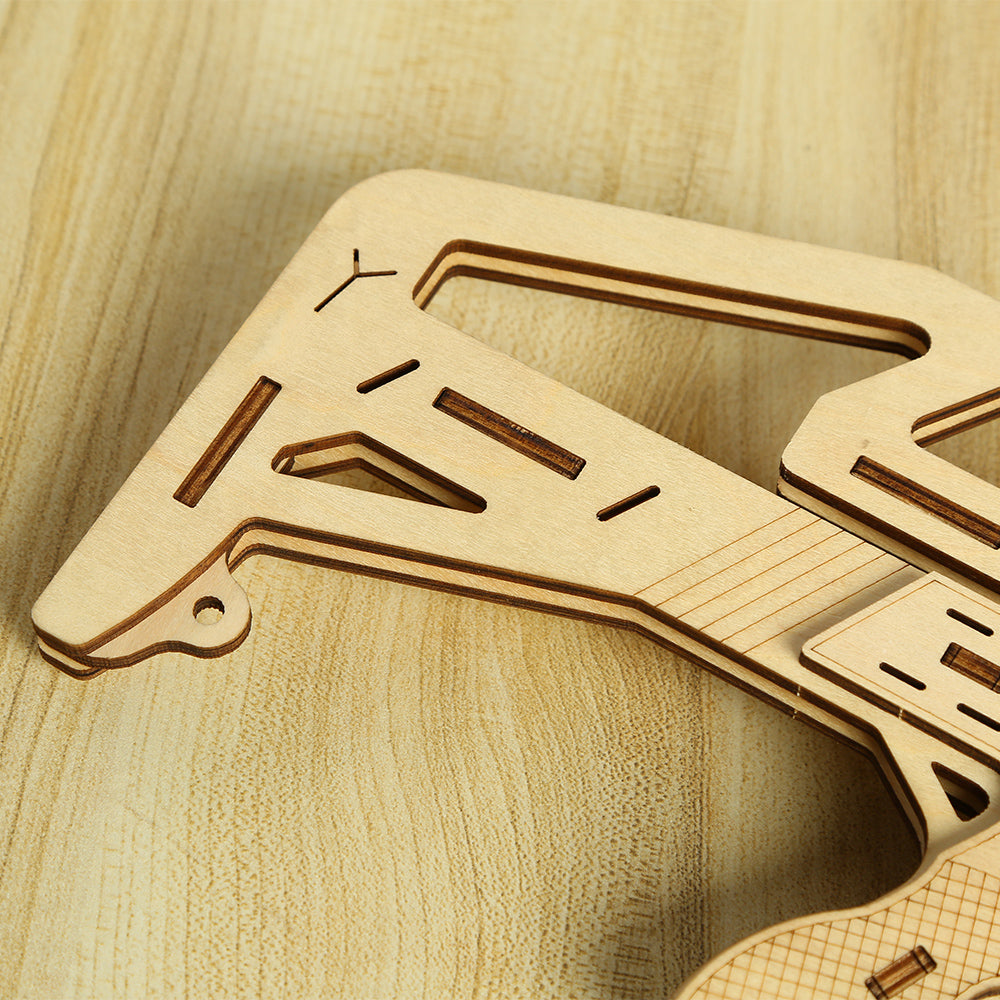 DIY Alpha v1 3D Wooden Mechanical Puzzle Construction Kit | Nikpuzzle