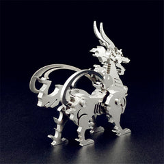 DIY Assembly Model Mechanical Kylin 3D Metal Puzzle Model Kit | Nikpuzzles