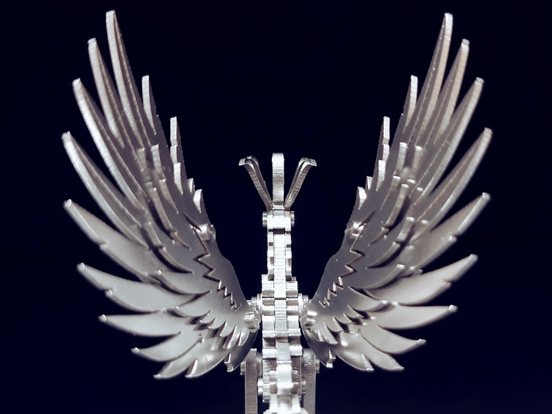 DIY Assembly Model Phoenix 3D Metal Puzzle Model Kit | Nikpuzzles