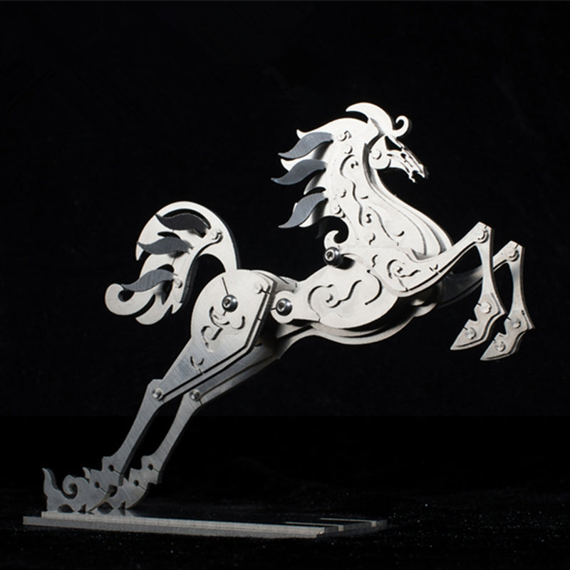 DIY Assembly Model Jasper Horse 3D Metal Puzzle Model Kit | Nikpuzzles