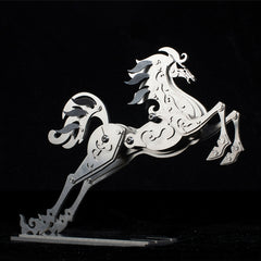 DIY Assembly Model Jasper Horse 3D Metal Puzzle Model Kit | Nikpuzzles