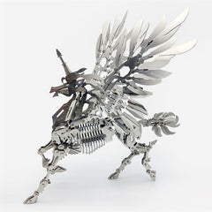 DIY Assembly Model Mechanical Unicorn 3D Metal Puzzle Model Kit | Nikpuzzles