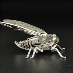 DIY Assembly Model Cicada 3D Metal Puzzle Model Kit | Nikpuzzles