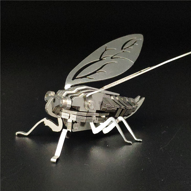 DIY Assembly Model Cicada 3D Metal Puzzle Model Kit | Nikpuzzles