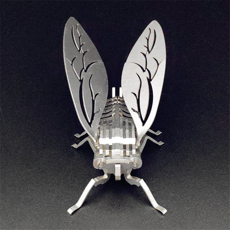 DIY Assembly Model Cicada 3D Metal Puzzle Model Kit | Nikpuzzles