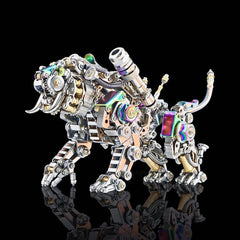 DIY Assembly Model Mechanical Rich Tiger 3D Metal Puzzle Model Kit | Nikpuzzles