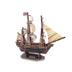 DIY Bounty Ship Puzzle 3D Paper Puzzle Architecture Model Kit | Nikpuzzles