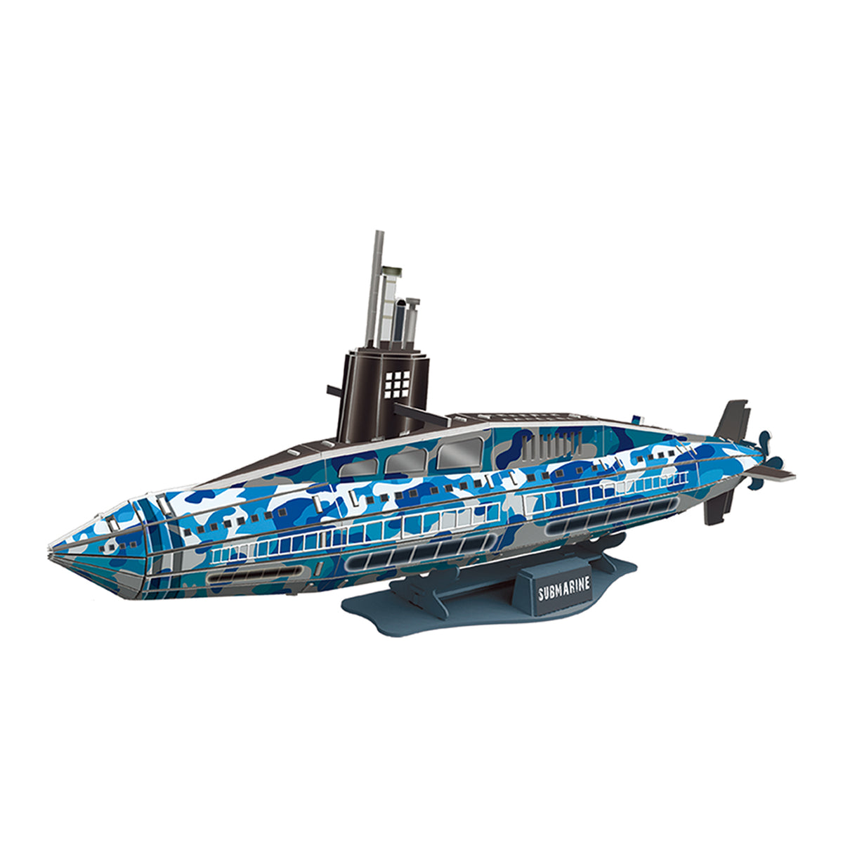 DIY Military Submarine Puzzle 3D Paper Puzzle Architecture Model Kit | Nikpuzzles