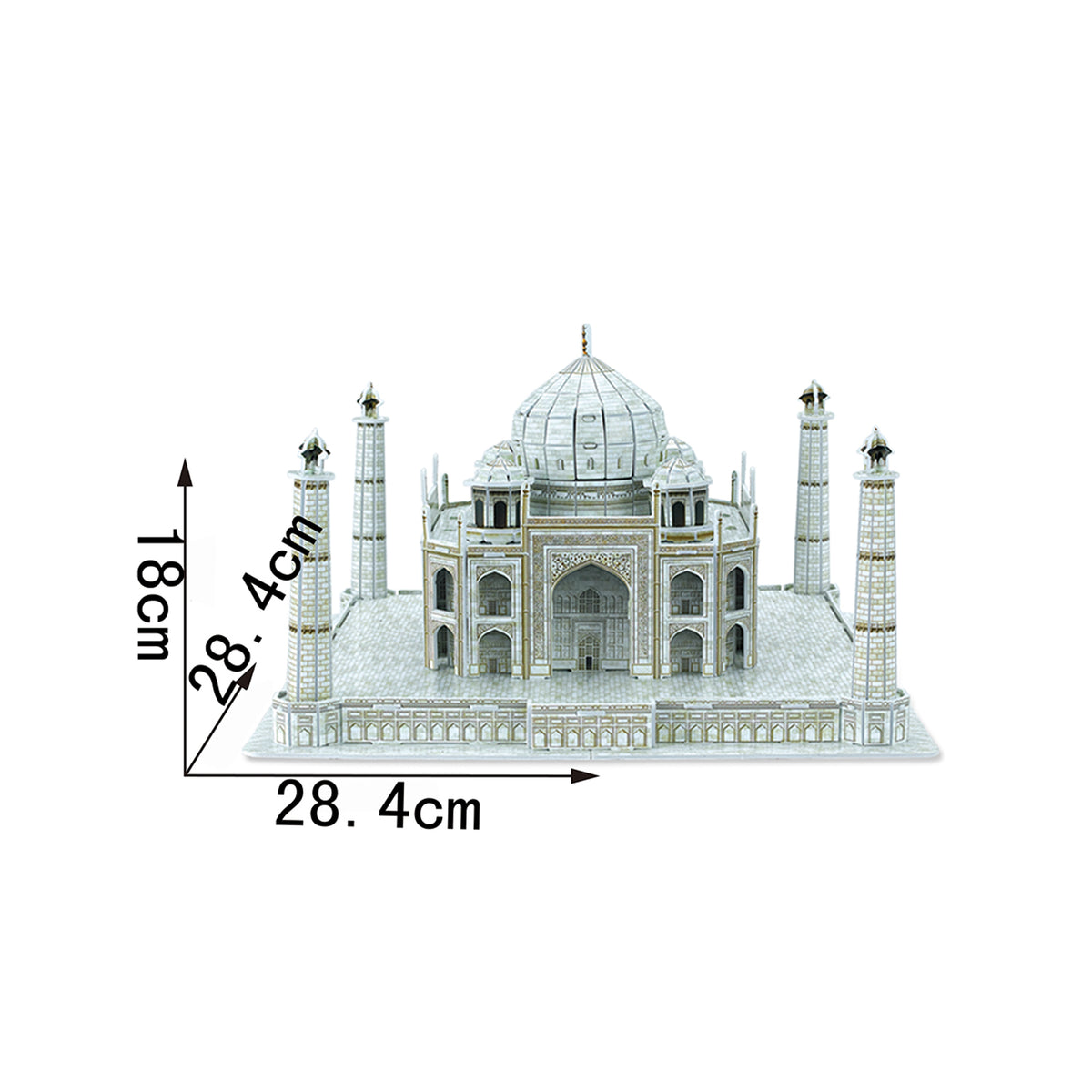 DIY Taj Mahal Puzzle 3D Paper Puzzle Architecture Model Kit | Nikpuzzles