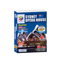 DIY Sydney Opera House Puzzle 3D Paper Puzzle Architecture Model Kit | Nikpuzzles