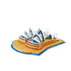 DIY Sydney Opera House Puzzle 3D Paper Puzzle Architecture Model Kit | Nikpuzzles