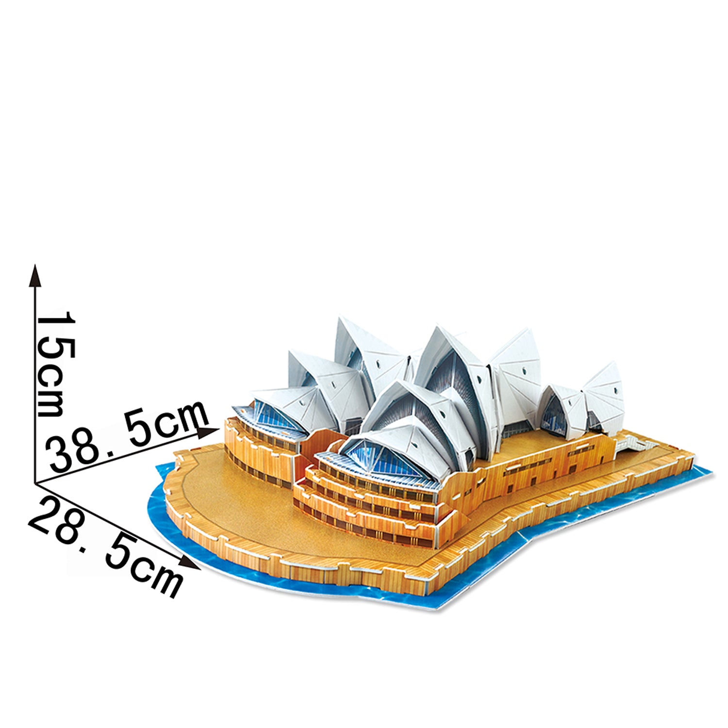 DIY Sydney Opera House Puzzle 3D Paper Puzzle Architecture Model Kit | Nikpuzzles