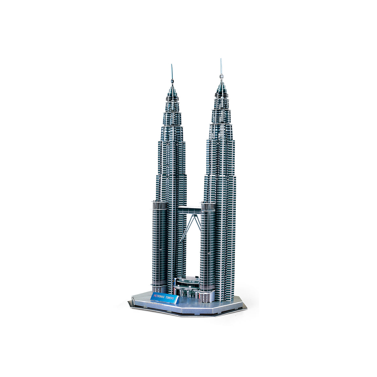 DIY Petronas Towers Puzzle 3D Paper Puzzle Architecture Model Kit | Nikpuzzles