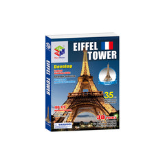 DIY Eiffel Tower Puzzle 3D Paper Puzzle Architecture Model Kit | Nikpuzzles