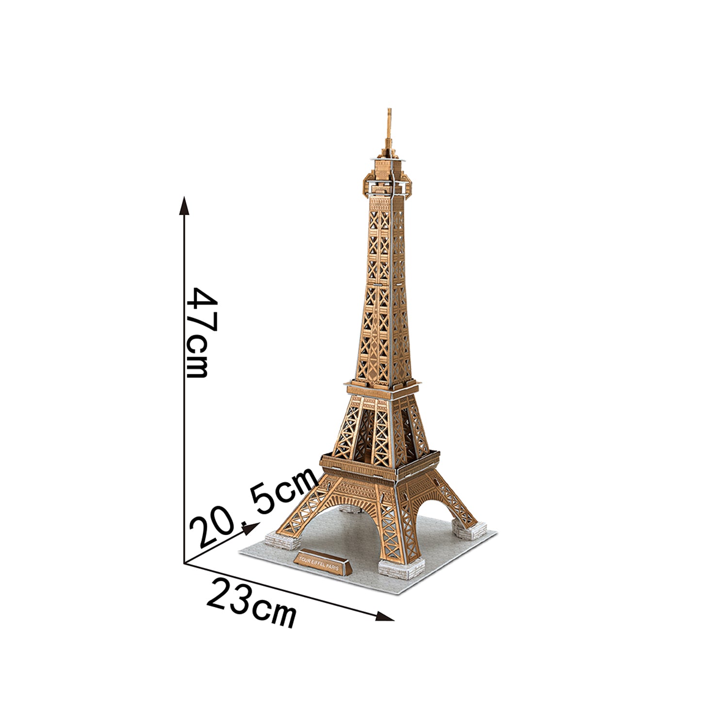 DIY Eiffel Tower Puzzle 3D Paper Puzzle Architecture Model Kit | Nikpuzzles