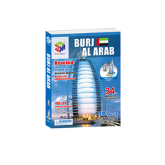 DIY Burj Al Arab Puzzle 3D Paper Puzzle Architecture Model Kit | Nikpuzzles