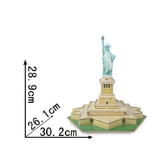 DIY Statue of Liberty Puzzle 3D Paper Puzzle Architecture Model Kit | Nikpuzzles