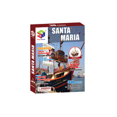 DIY Santa Maria Puzzle 3D Paper Puzzle Architecture Model Kit | Nikpuzzles